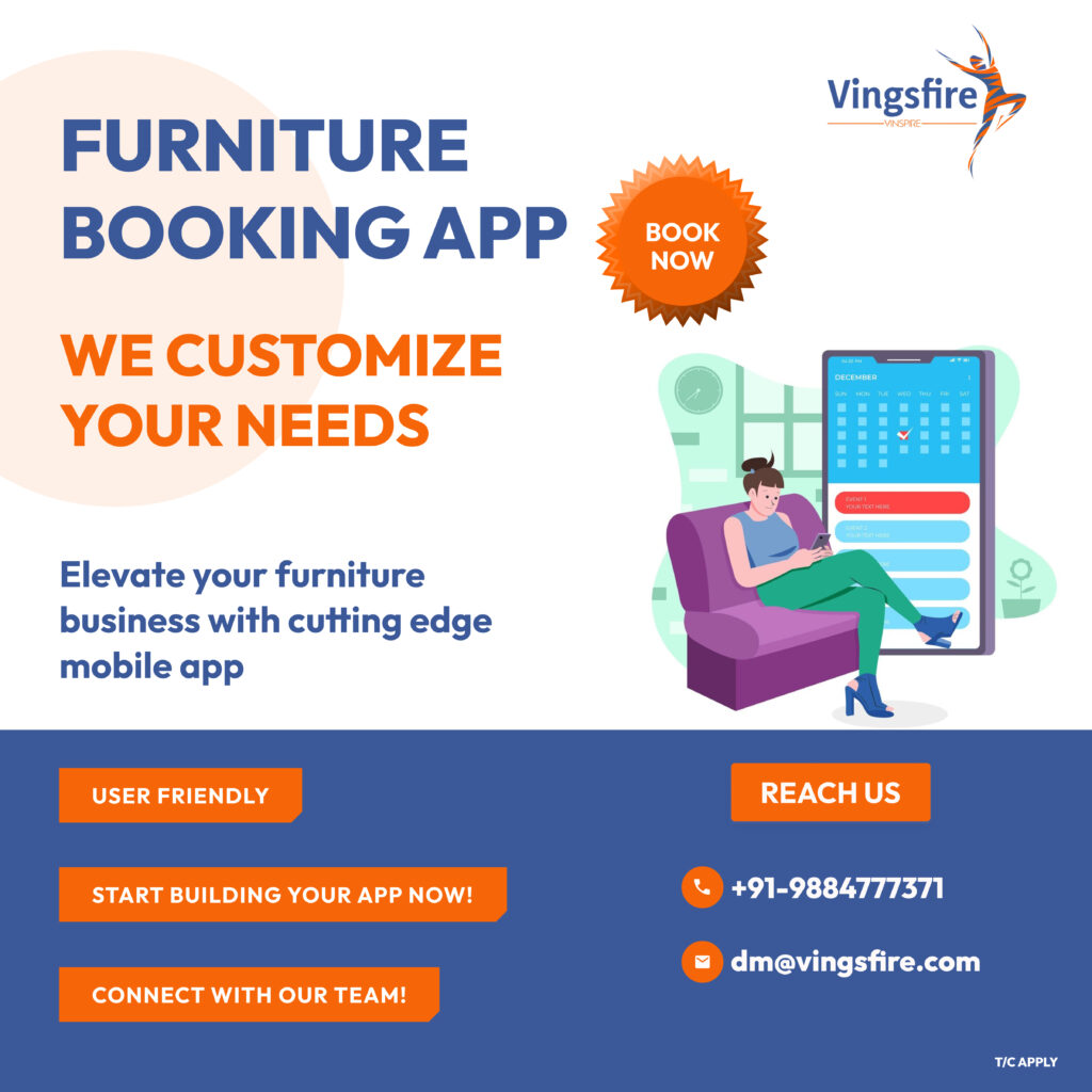 Furniture booking app