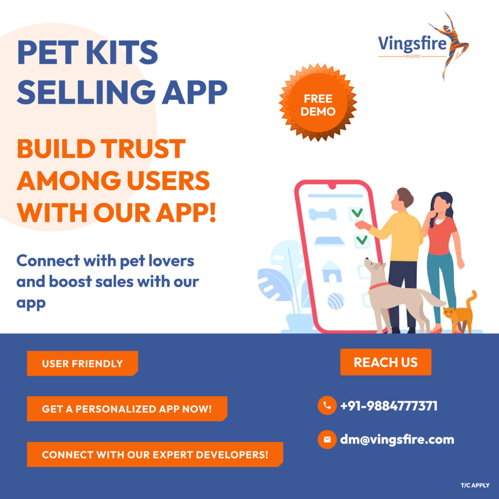 Pet kits selling app