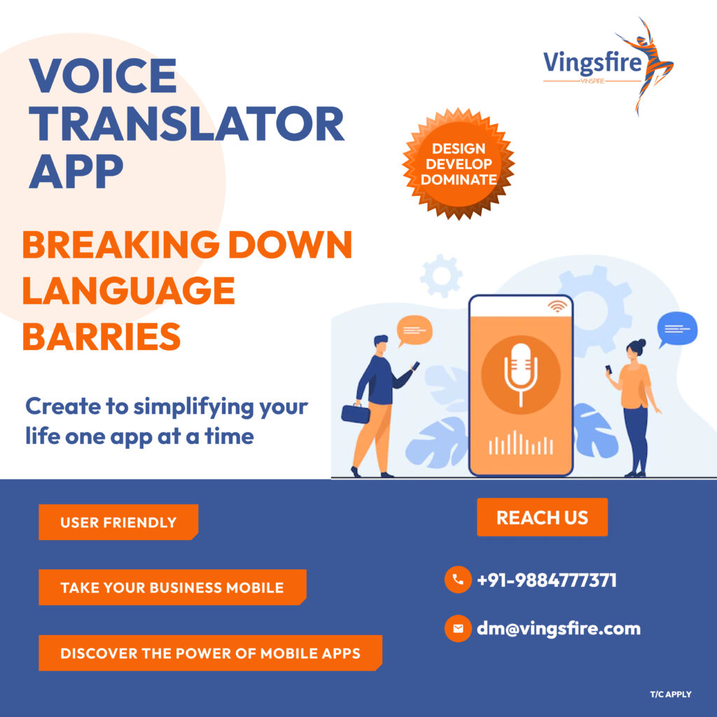 Voice translator app



