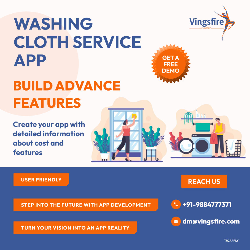 Washing cloth service app