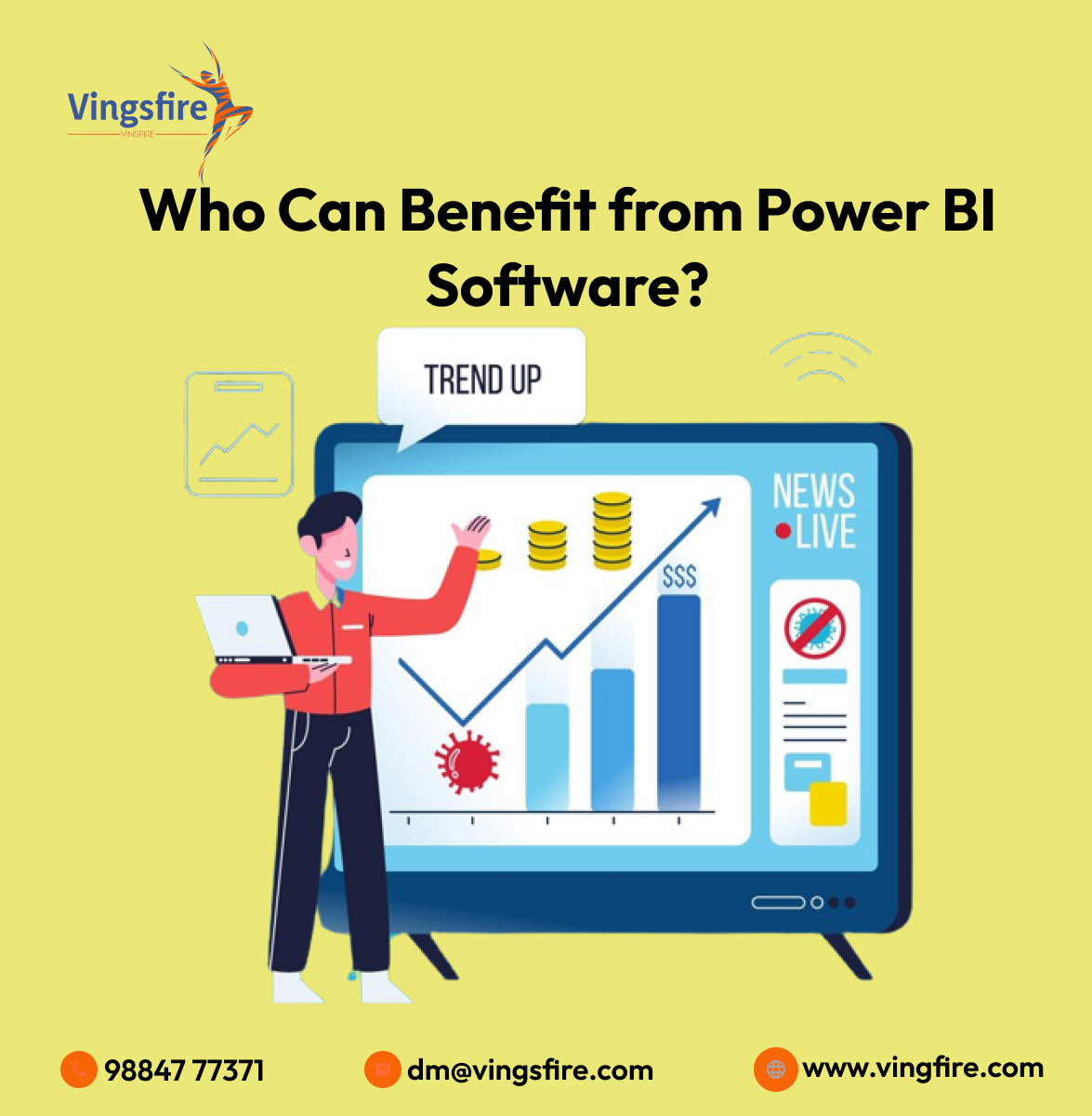 Benefits of Power BI Software | Vingsfire in India